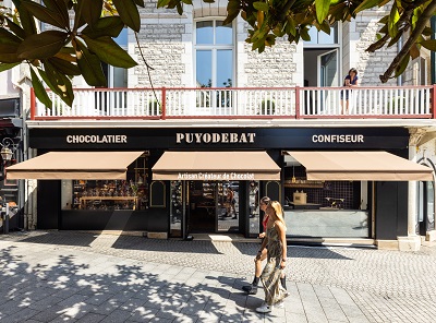 Boutique de vente chocolats Puyodebat Biarritz
