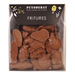 Fritures de Noël chocolat lait