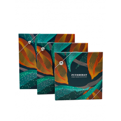 Coffret carré Turquoise et...